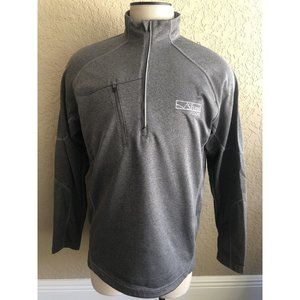 Shaw Floors 1/4 Zip Pullover Heather Gray Jacket Large Connect 2017 50 years